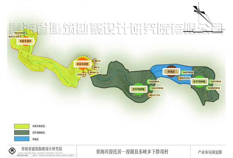 湟源縣東峽鄉(xiāng)下脖項(xiàng)村-村域產(chǎn)業(yè)布局規(guī)劃圖